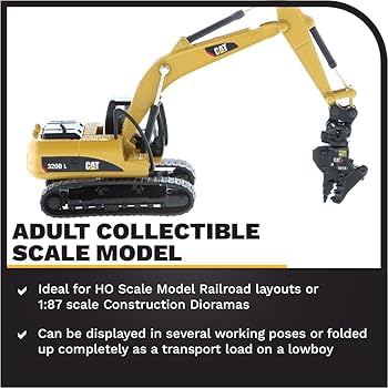 DM85262 1/87 Cat 320D L 油圧ショベル 2zzhgl6 1:87 Cat® 320D L Hydraulic Excavator — Diecast Masters America